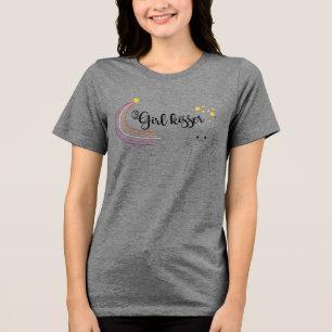 Camiseta Triblenda Chica besadora lesbiana
