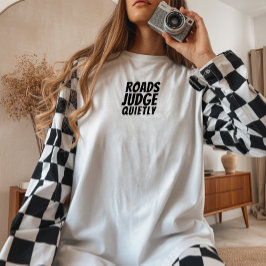 Camiseta Triblenda Chica de bicicleta retro Ironía negra