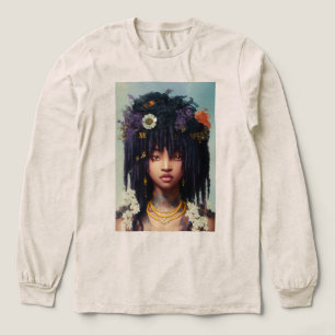 Camiseta Triblenda Chica de Corona de Flores