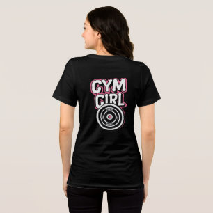 Camiseta Triblenda Chica de gimnasia T-Shirt - Trabajo femenino fuert