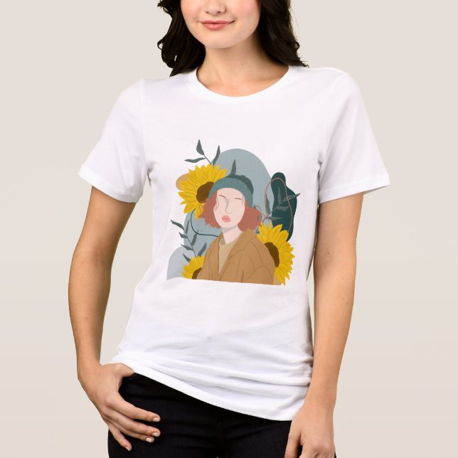 Camiseta Triblenda chica de luz solar (Anverso)