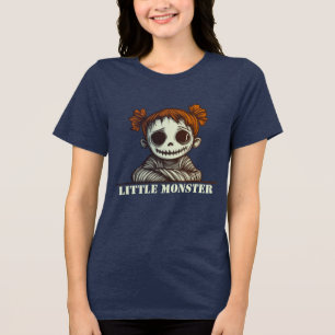 Camiseta Triblenda Chica de monstruo espeluznante