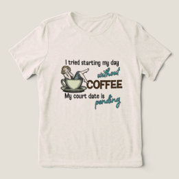 Camiseta Triblenda Chica de plumas Coffee Addict