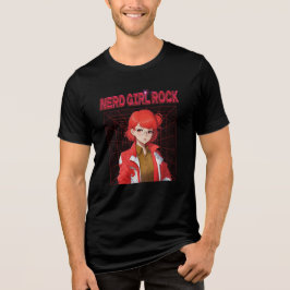 Camiseta Triblenda Chica de Rock Nerd