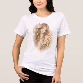Camiseta Triblenda Chica Floral Boho