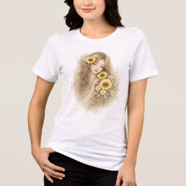Camiseta Triblenda Chica Girasol