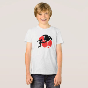 Camiseta Triblenda Chica jugador de fútbol, regalo de cumpleaños, equ