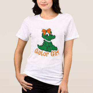 Camiseta Triblenda Chica Lagarto Lazo Naranja Mono Lagarto Estético