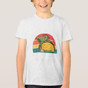 Camiseta Triblenda Chica Love Tacos Margarita Shirt Cinco De Mayo Mex