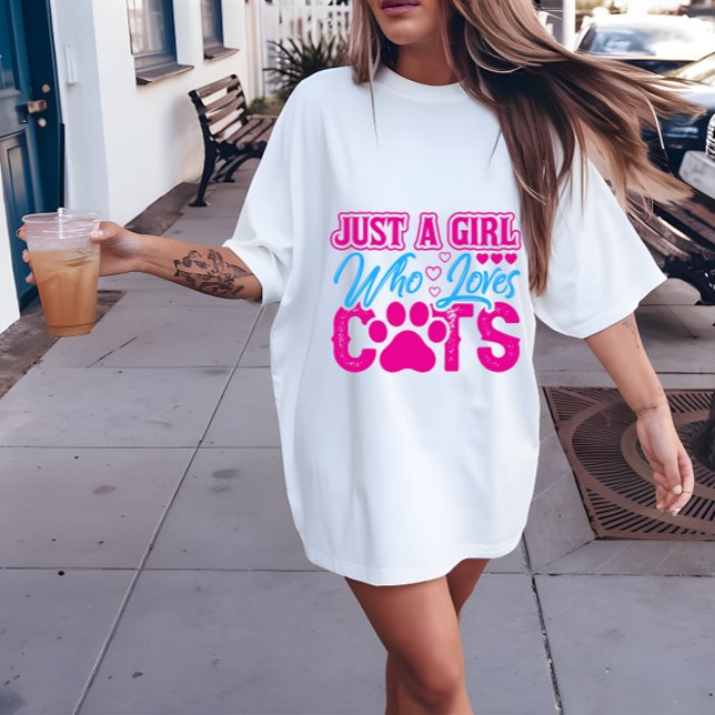 Camiseta Triblenda chica que ama a los gatos, mujeres de camisas gata (Subido por el creador)