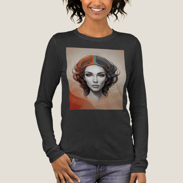 Camiseta Triblenda chica vívido fuera de adentro (Anverso)