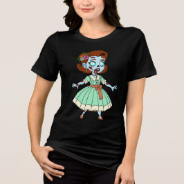 Camiseta Triblenda Chica zombie de los 50