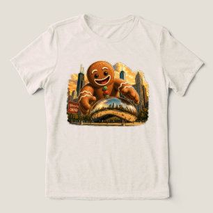 Camiseta Triblenda Chicago Gingerbread Navidad Silueta Mágica