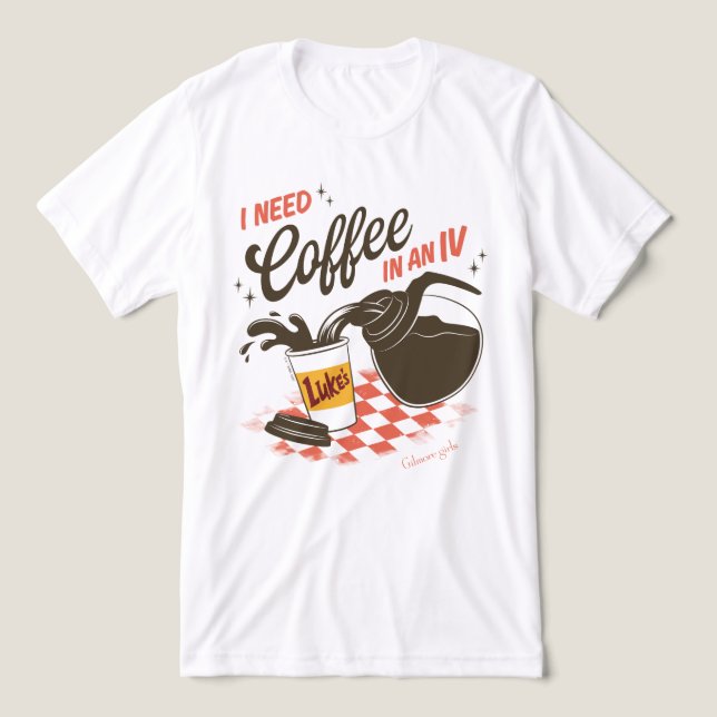 Camiseta Triblenda Chicas Gilmore Coffee IV de Luke (Diseño delantero )
