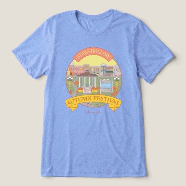 Camiseta Triblenda Chicas Gilmore | Festival Stars Hollow de Otoño (Diseño delantero )