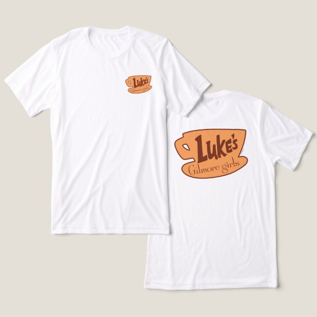 Camiseta Triblenda Chicas Gilmore | Logo de Luke's Diner (Diseño Anverso y Reverso)