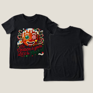 Camiseta Triblenda Chicas Magnífico Regalo de Navidad de Galleta de J