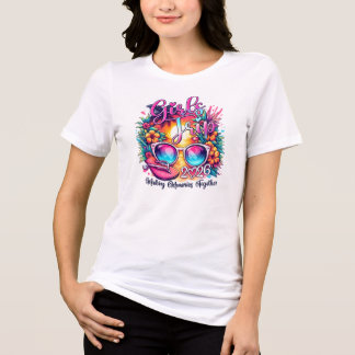 Camiseta Triblenda Chicas Viaje 2026 Vacaciones Playa Tropical Amigas