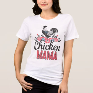 Camiseta Triblenda Chicken mami divertida