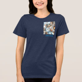 Camiseta Triblenda Chihuahua en vacaciones Después de esquiar