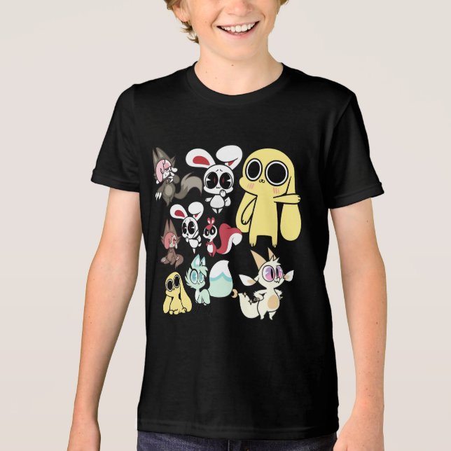 Camiseta Triblenda chikn nuggit😂 chikn nuggit 😂chikn nuggit 😂😂😂 (Anverso)