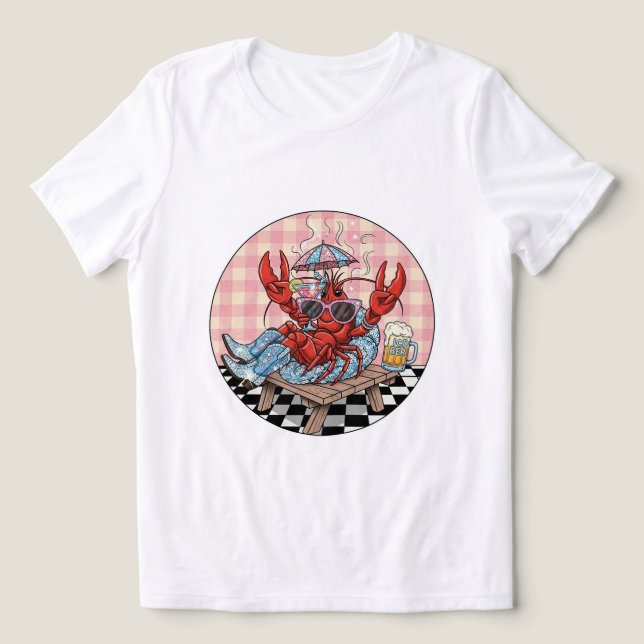 Camiseta Triblenda ¡Chill Crawfish & Beer T-Shirt! 😎 🍺 (Diseño delantero )