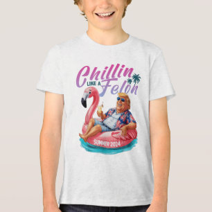 Camiseta Triblenda Chillin Como Un Verdadero Trump Con Camisas Divert