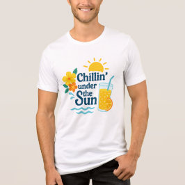 Camiseta Triblenda Chillin' Under the Sun – Summer Beach T-Shirt