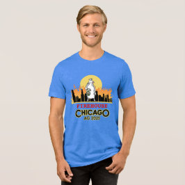 Camiseta Triblenda Chimenea masculina en Chicago Tee