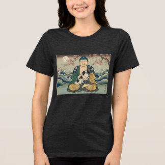 Camiseta Triblenda Chin japonés y Buda 