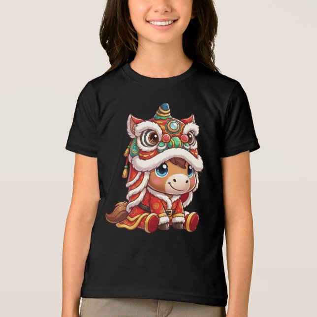Camiseta Triblenda Chinese New Year Horse 2026 Zodiac (Anverso)
