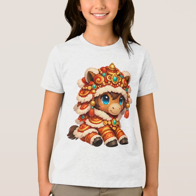 Camiseta Triblenda Chinese New Year Horse 2026 Zodiac (Anverso)