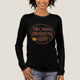 Camiseta Triblenda Chiste de comercio de dulces de Halloween con cala