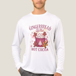 Camiseta Triblenda Chocolate caliente de jengibre navideño