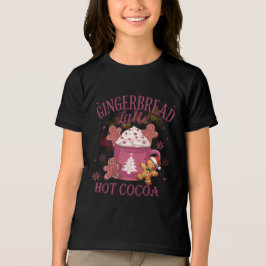 Camiseta Triblenda Chocolate caliente de jengibre navideño