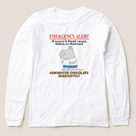 Camiseta Triblenda CHOCOLATE DE ALERTA DE EMERGENCIA de Boynton