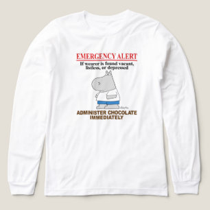 Camiseta Triblenda CHOCOLATE DE ALERTA DE EMERGENCIA de Boynton