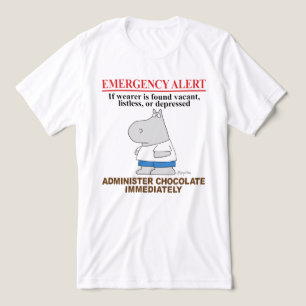 Camiseta Triblenda CHOCOLATE DE ALERTA DE EMERGENCIA de Boynton