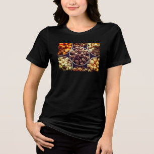 Camiseta Triblenda Chocolate Queso Wasabi Mantequilla BBQ Palomitas N