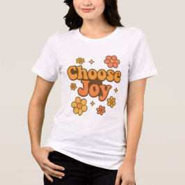 Camiseta Triblenda Choose Joy Minimalist Art - Positive Mindset Print