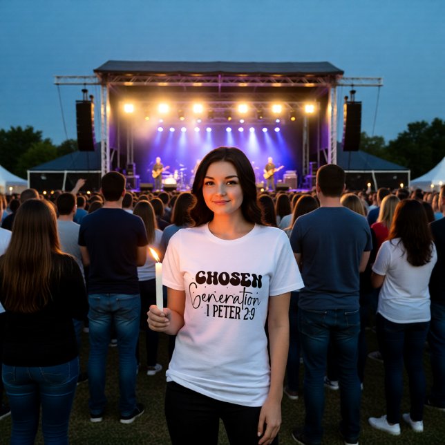 Camiseta Triblenda Chosen Generation 1 Peter 2:9 Affirmation (Subido por el creador)