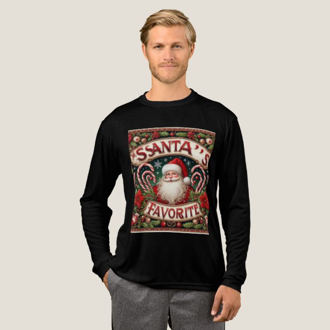 Camiseta Triblenda chrismas santa (Anverso Completo)