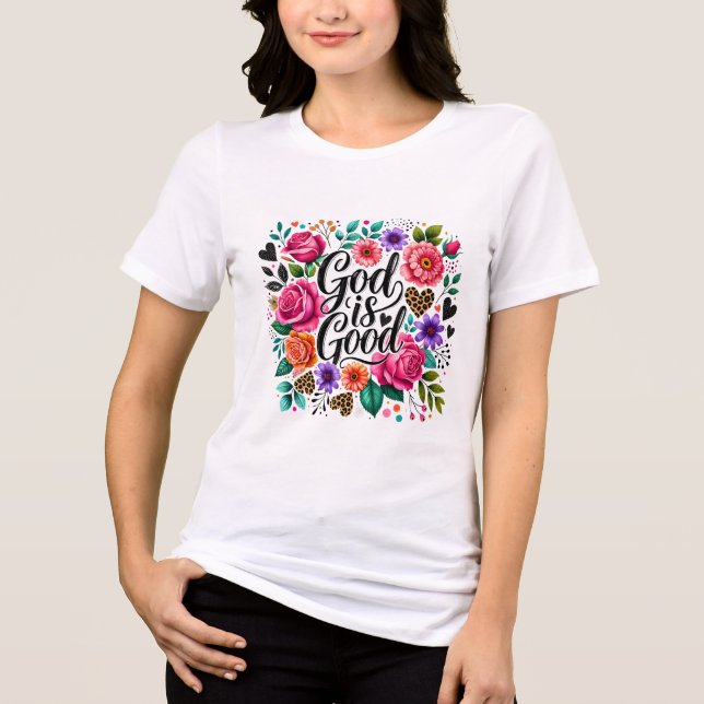 Camiseta Triblenda Christian God is Good (Anverso)