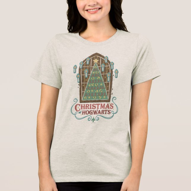 Camiseta Triblenda Christmas at HOGWARTS™ Cookie Graphic (Anverso)