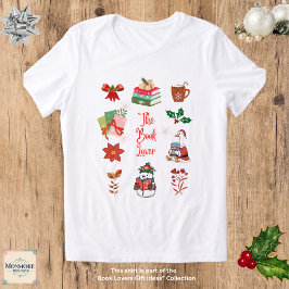 Camiseta Triblenda Christmas Book Lover T-Shirt