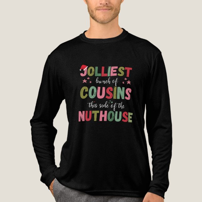 Camiseta Triblenda Christmas Family Cousin Reunion Matching  (Anverso)