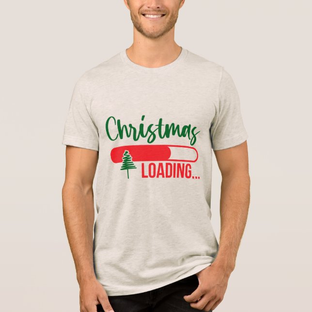 Camiseta Triblenda Christmas LOADING (Anverso)
