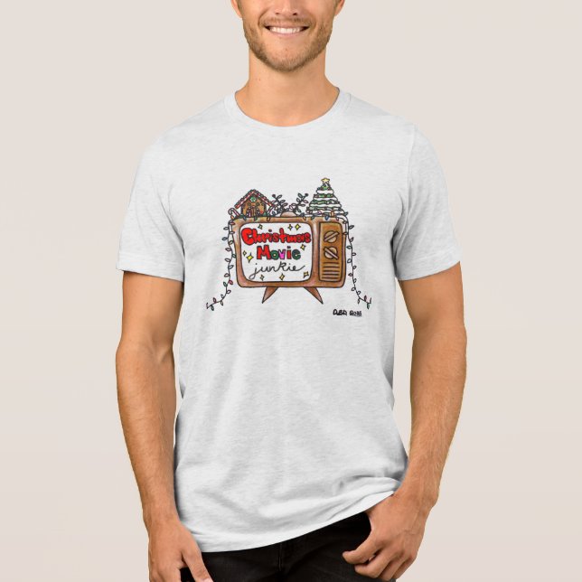 Camiseta Triblenda Christmas Movie Junkie 2025 (Anverso)