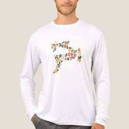 Camiseta Triblenda Christmas Reindeer Collage – Festive Holida