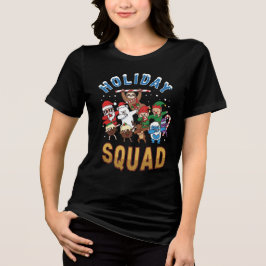 Camiseta Triblenda Christmas Squad | Fun Matching Holiday Team Design